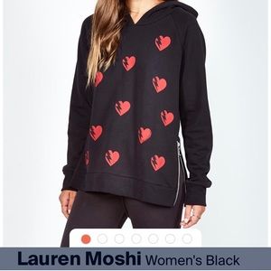 Lauren Moshi Beverly Hills lightening heart hoodie